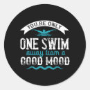 Zoek naar zwemmers stickers Zwembad
