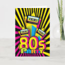 Recherche de 1980s party invitations Les années 1980