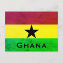Recherche de drapeau ghana cartes postales République du ghana