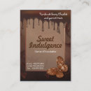 Recherche de chocolatier cartes visite Dessert