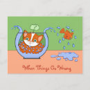 Zoek naar grappige goudvis posters Kat