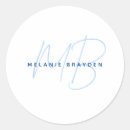 Recherche de simple autocollants Monogramme
