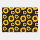 Recherche de beau papier cadeau Tournesol