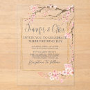 Recherche de fleurs de cerisier mariage invitations Fleurs d'aquarelle rose pâle