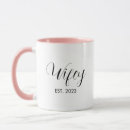 Zoek naar elegante mokken Bride