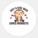Recherche de singe heureux autocollants Mignon