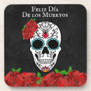 Recherche de crâne sucre dessous de verres Gothique