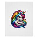 Recherche de crinière posters Licorne