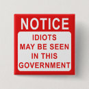 Zoek naar idiot buttons Politiek