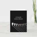 Recherche de coaching cartes postales Golfeur