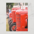 Recherche de tracteur rouge cartes postales Ferme
