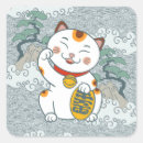Recherche de neko de maneki autocollants Fortune