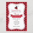 Zoek naar ladybug 1st birthday uitnodigingen Girl