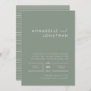 Recherche de vert sauge mariage invitations Contemporain