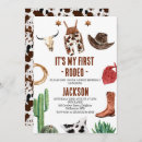 Recherche de my first rodeo invitations Vache