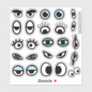 Recherche de oeil drôle autocollants Glode oculaire