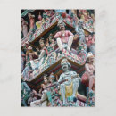 Recherche de temple hindou cartes postales Statue