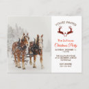 Recherche de chevaux de noël cartes postales Équine