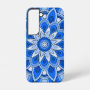 Recherche de mandala samsung coques Bleu