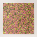 Zoek naar gele bloemen puzzels Waterverf