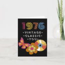 Recherche de 1976 anniversaire cartes Rétro