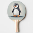 Recherche de pingouin raquettes ping pong Bleu