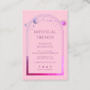 Recherche de étoile rose cartes visite Simple