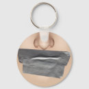 Zoek naar stilte sleutelhangers Grappig