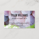 Recherche de sommeliers cartes visite Client(e)