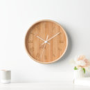 Recherche de bambou horloges Bois