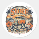 Recherche de surf vintage autocollants Rétro