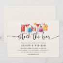 Recherche de boissons alcoolisées invitations Aquarelle