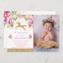 Recherche de pink unicorn invitations Whimsical