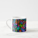 Recherche de formes colorées tasses Lignes