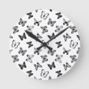 Recherche de papillon noir blanc horloges Insecte