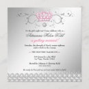 Recherche de silver bridal shower invitations Chic