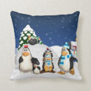 Recherche de de famille de pingouin coussins Noël