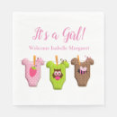 Zoek naar uil baby shower servetten Roze
