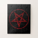 Recherche de grand rouge puzzles Noir