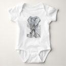 Recherche de safari bébé vêtements Illustration