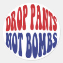 Zoek naar bommen stickers Vrede