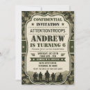 Recherche de soldat militaire invitations Boy
