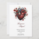 Recherche de coeur gothique invitations Moderne