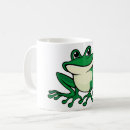 Recherche de grenouille de bande dessinée tasses Animal