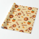 Recherche de cannelle papier cadeau Orange