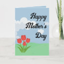 Recherche de fleur de tulipe vœux cartes Mother