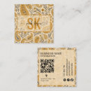 Recherche de motif paisley cartes visite Monogramme
