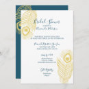 Zoek naar elegant gold bridal shower invitations Trendy