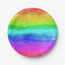 Recherche de arc ciel en assiettes en papier Coloré