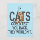Recherche de citation drôle de chat cartes postales Humoristique